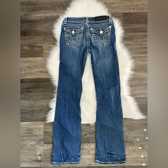 WOMENS LA IDOL JEANS SZ 7 - Picture 2 of 4
